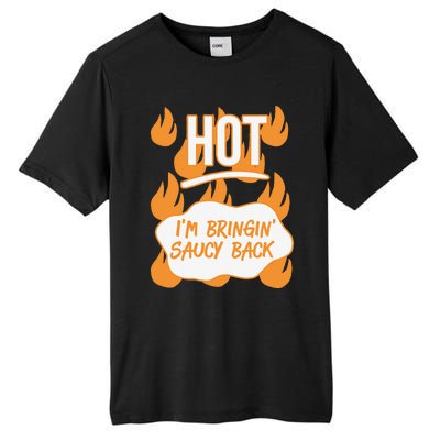 HOT SAUCES Halloween Costumes Im Bringing Saucy Back Tall Fusion ChromaSoft Performance T-Shirt