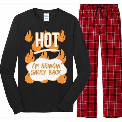 HOT SAUCES Halloween Costumes Im Bringing Saucy Back Long Sleeve Pajama Set