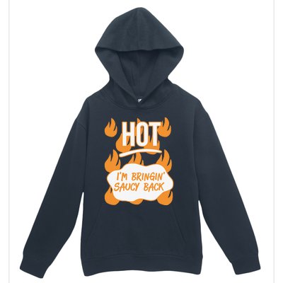 HOT SAUCES Halloween Costumes Im Bringing Saucy Back Urban Pullover Hoodie