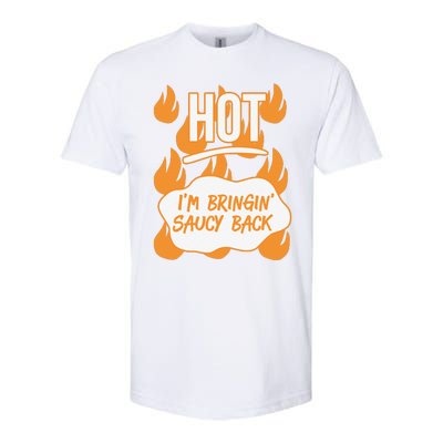 HOT SAUCES Halloween Costumes Im Bringing Saucy Back Softstyle CVC T-Shirt