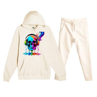 Headphone Skull Premium Hooded Sweatsuit Set