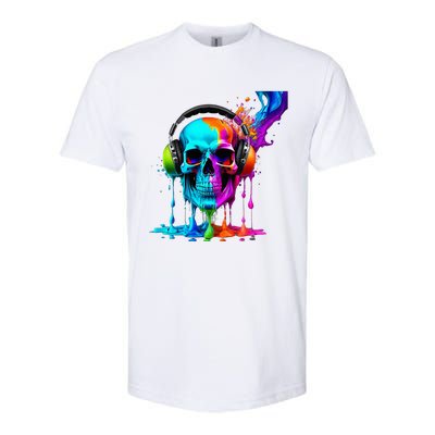 Headphone Skull Softstyle® CVC T-Shirt