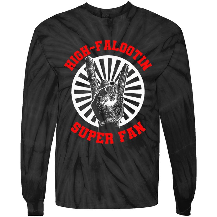 Highfalootin Superfan Tie-Dye Long Sleeve Shirt