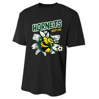 Hornets Soccer Performance Sprint T-Shirt