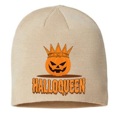 Halloqueen Spooky Happy Halloween Pumpkin Sustainable Beanie