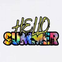 Hello Summer Hawaii Beach Summer Vacation Family Tie Dye Wool Snapback Cap