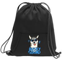 Husky Squad Sweatshirt Cinch Pack Bag