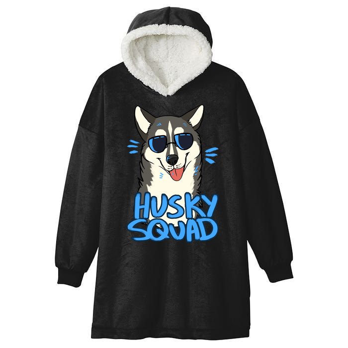 Husky Squad Hooded Wearable Blanket