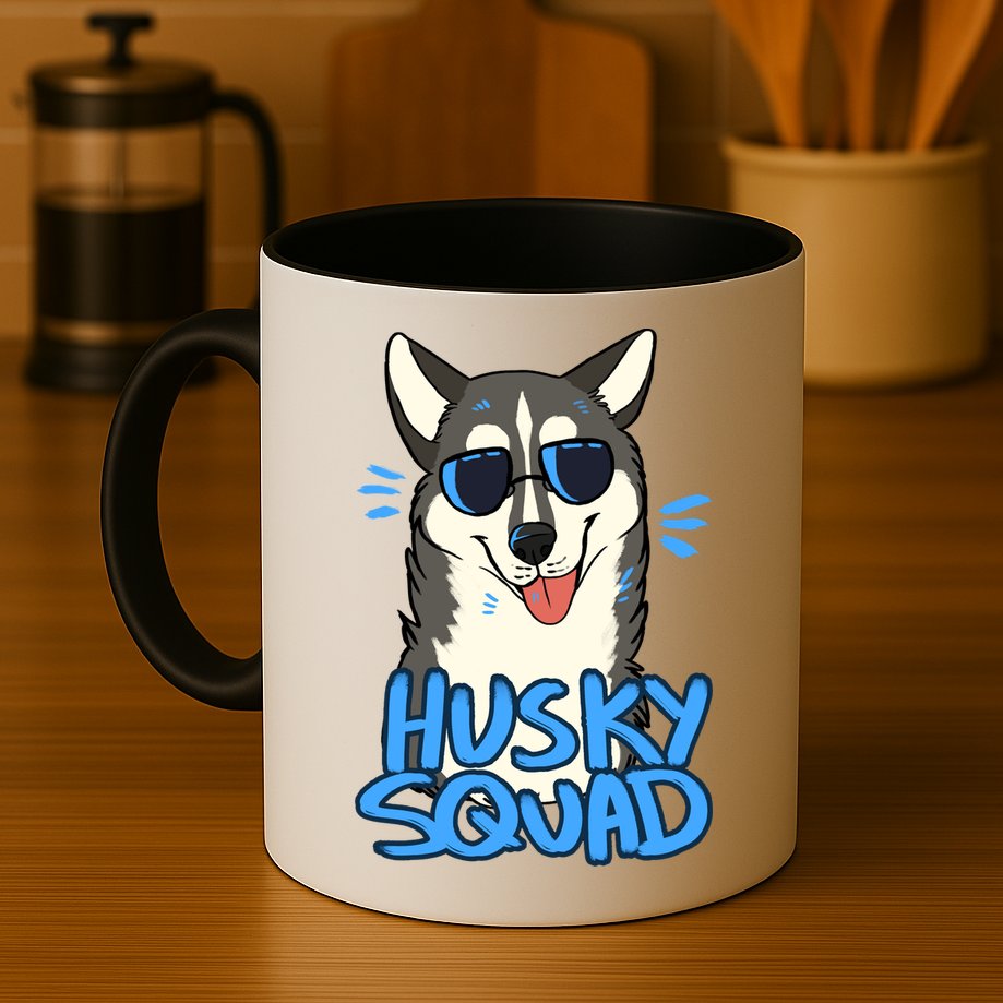 Husky Squad Mug