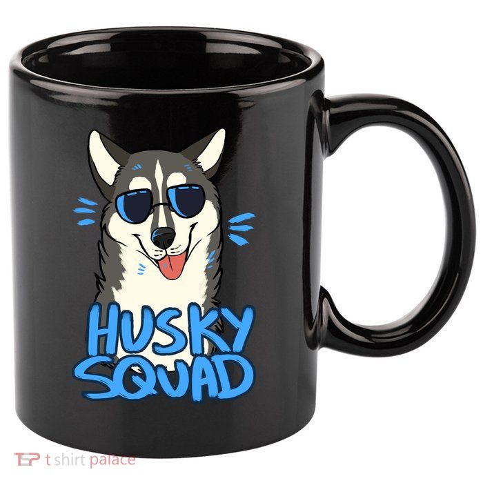 Husky Squad 11oz C Handle Ceramic Mug
