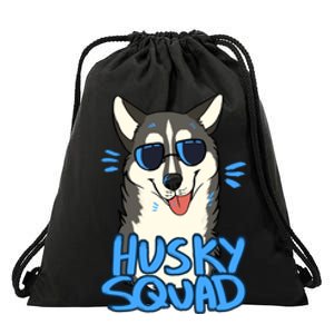 Husky Squad Drawstring Bag