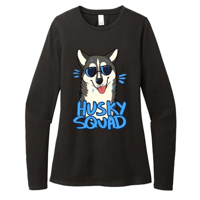 Husky Squad Womens CVC Long Sleeve Shirt