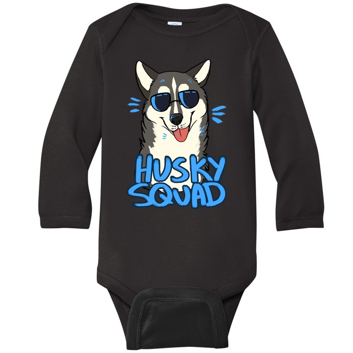 Husky Squad Baby Long Sleeve Bodysuit