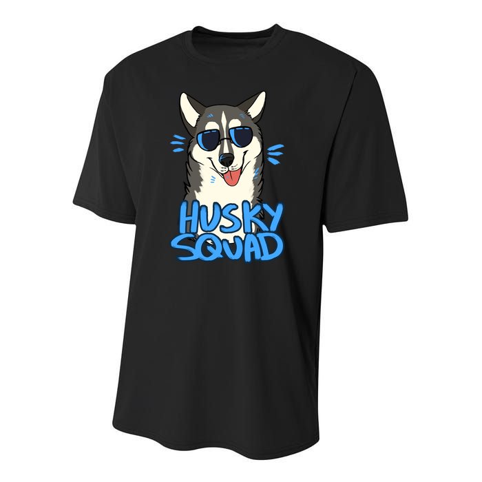 Husky Squad Youth Performance Sprint T-Shirt