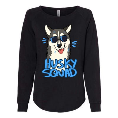 Husky Squad Womens California Wash Sweatshirt