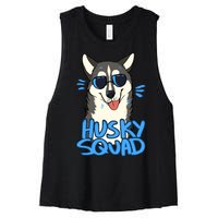 Husky Squad Women's Racerback Cropped Tank