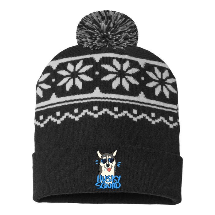 Husky Squad USA-Made Snowflake Beanie