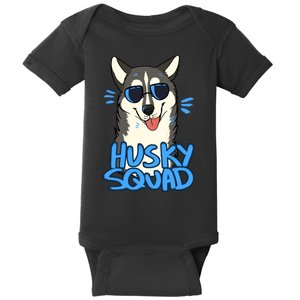 Husky Squad Baby Bodysuit