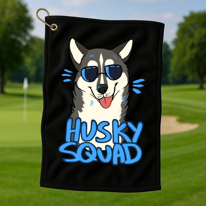 Husky Squad Golf Towel
