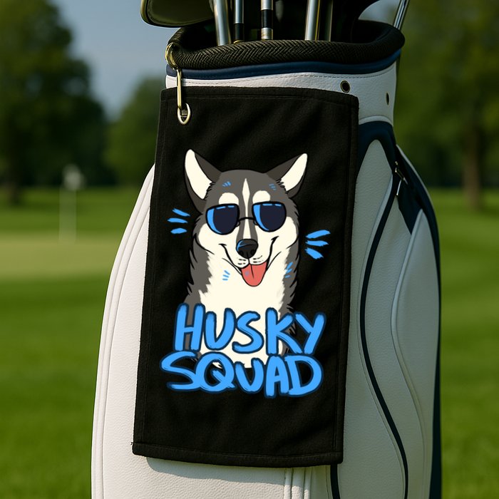 Husky Squad Golf Towel