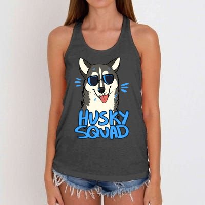 Husky Squad Women's Knotted Racerback Tank