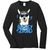 Husky Squad Ladies Long Sleeve Shirt