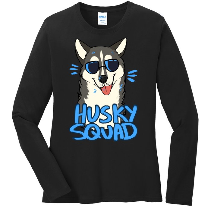 Husky Squad Ladies Long Sleeve Shirt