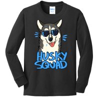 Husky Squad Kids Long Sleeve Shirt