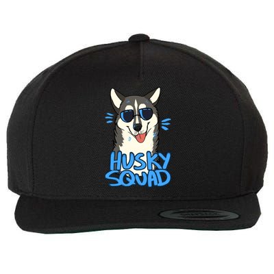 Husky Squad Wool Snapback Cap