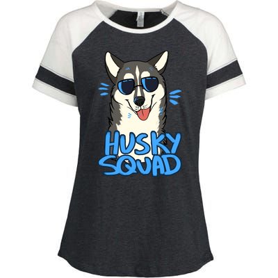 Husky Squad Enza Ladies Jersey Colorblock Tee