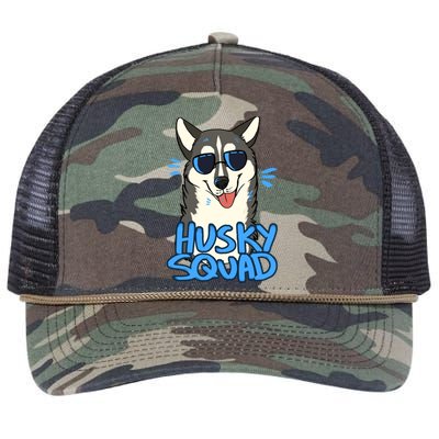 Husky Squad Retro Rope Trucker Hat Cap