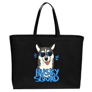 Husky Squad Cotton Canvas Jumbo Tote