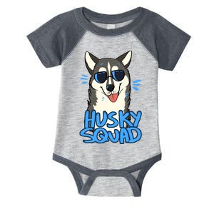 Husky Squad Infant Baby Jersey Bodysuit