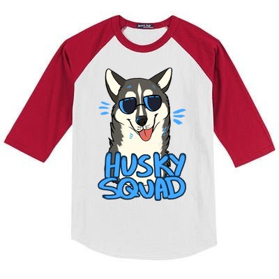 Husky Squad Kids Colorblock Raglan Jersey