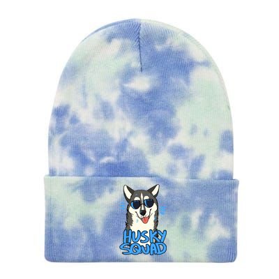 Husky Squad Tie Dye 12in Knit Beanie