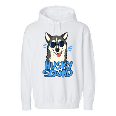 Husky Squad Garment-Dyed Fleece Hoodie