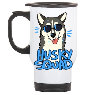 Husky Squad Stainless Steel Travel Mug