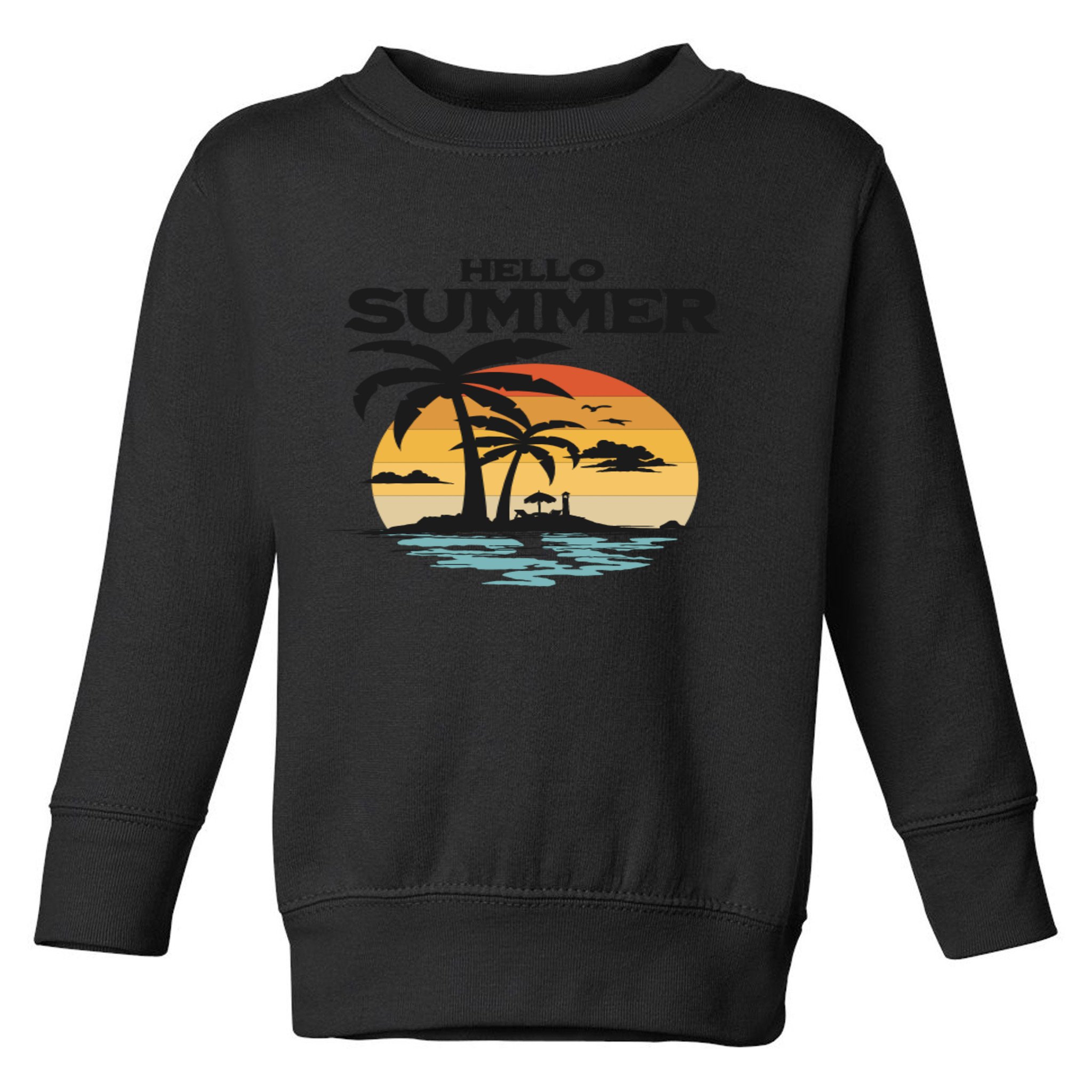 Hello Summer Toddler Sweatshirt