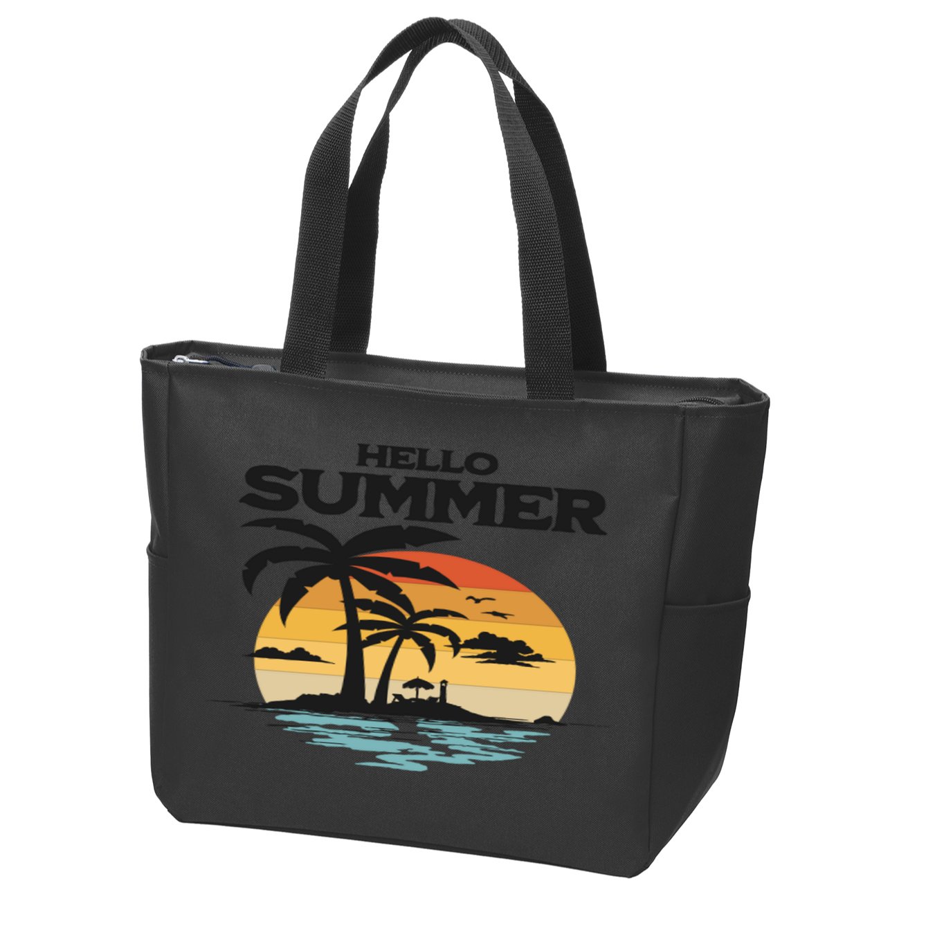 Hello Summer Zip Tote Bag
