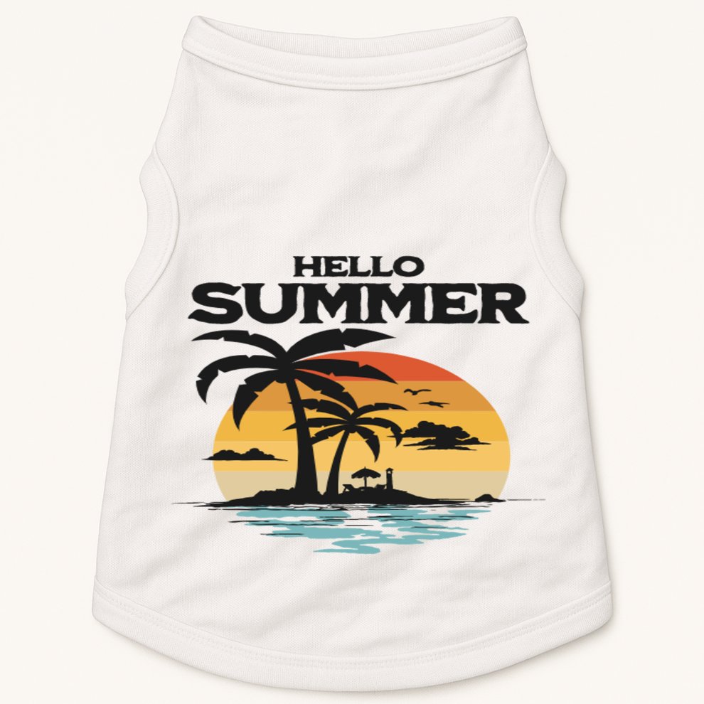 Hello Summer Doggie Tank
