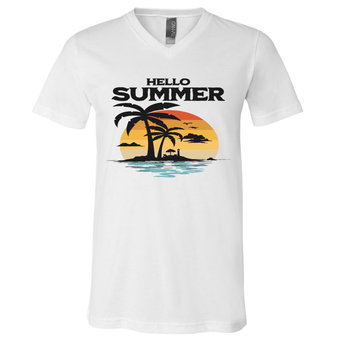 Hello Summer V-Neck T-Shirt