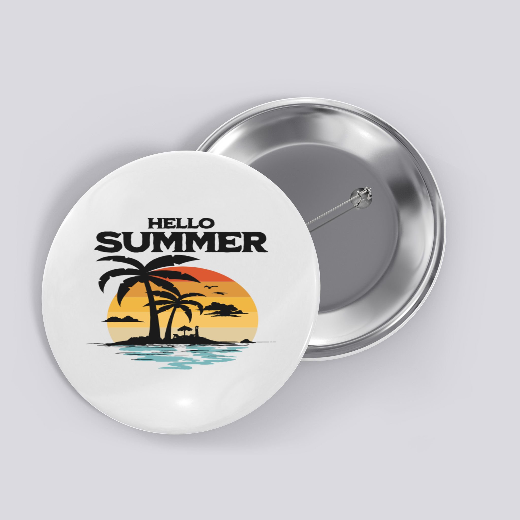 Hello Summer Button