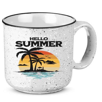 Hello Summer 15oz Campfire Ceramic Mug