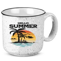 Hello Summer 15oz Campfire Ceramic Mug