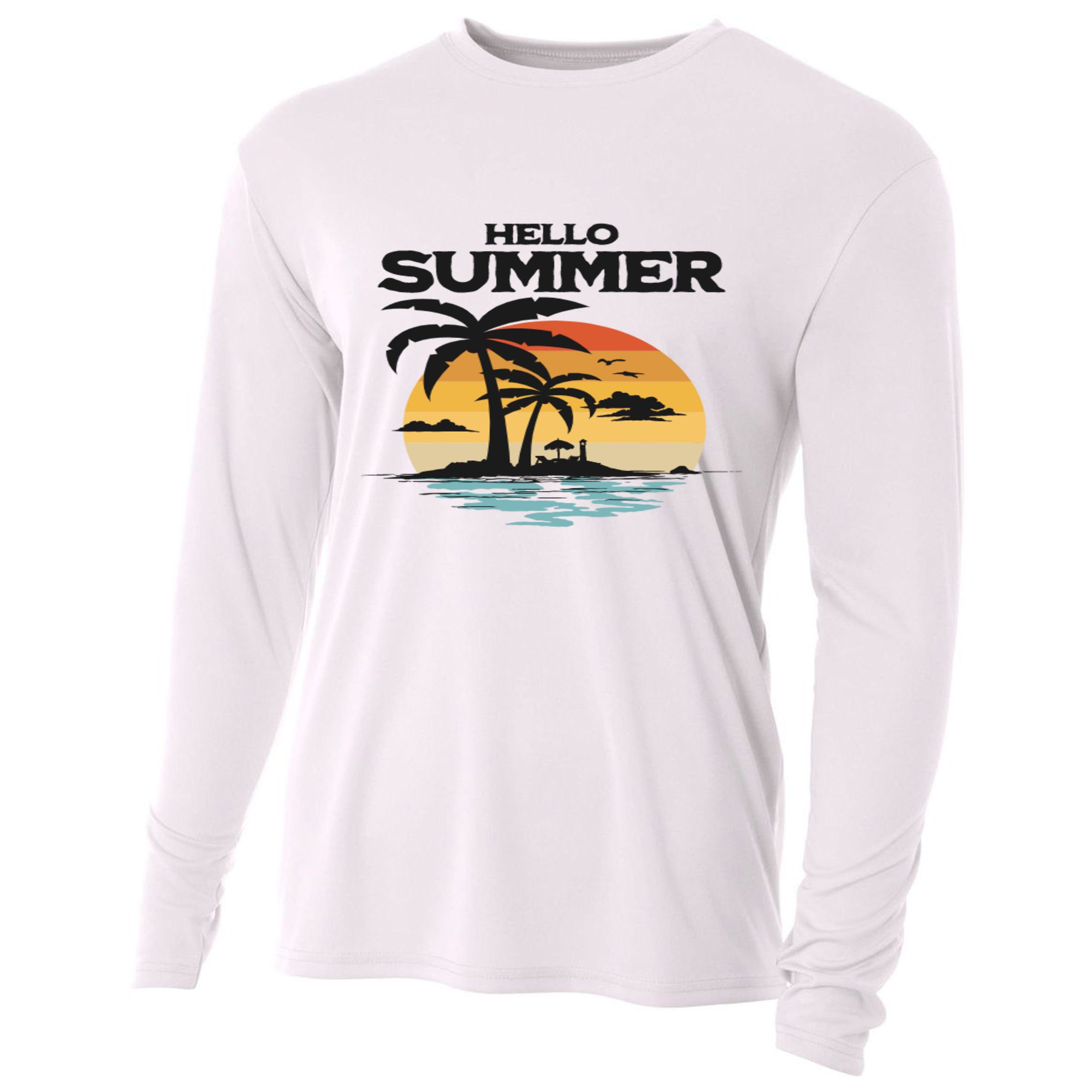 Hello Summer Cooling Performance Long Sleeve Crew