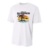 Hello Summer Youth Performance Sprint T-Shirt