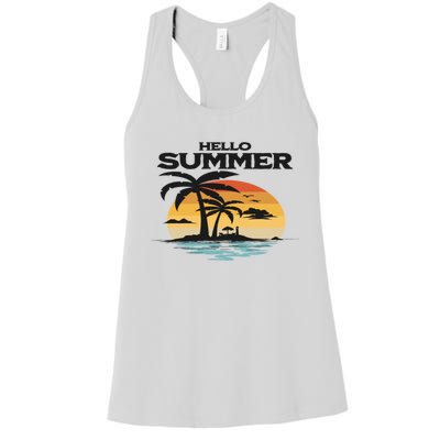 Hello Summer Women's Racerback Tank