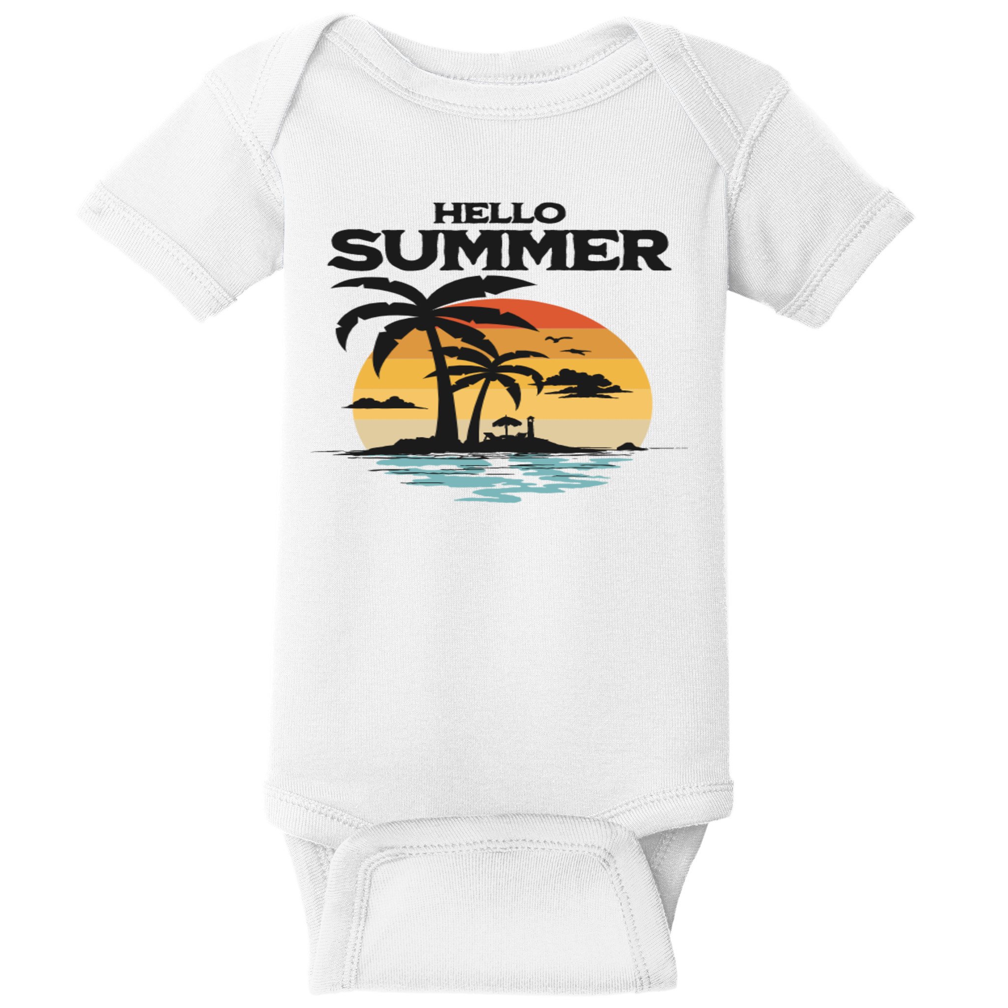 Hello Summer Baby Bodysuit
