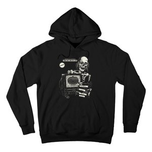 Horrorathon Skeleton Halloween Gift Hoodie