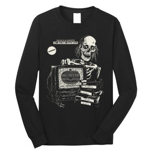 Horrorathon Skeleton Halloween Gift Long Sleeve Shirt